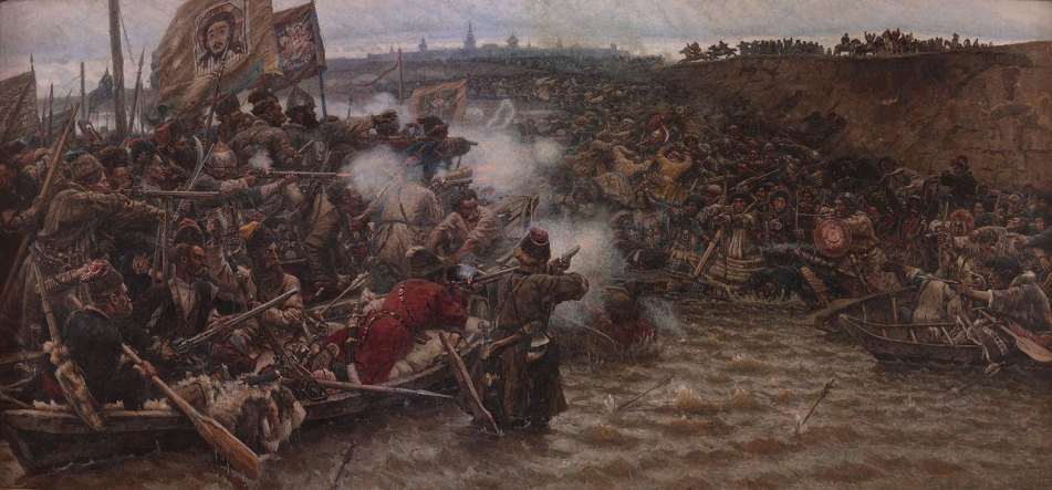 Yermak’s Conquest of Siberia, 1895 by Vasily Surikov 