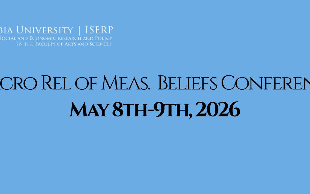 Macro Rel of Meas. Beliefs Conference