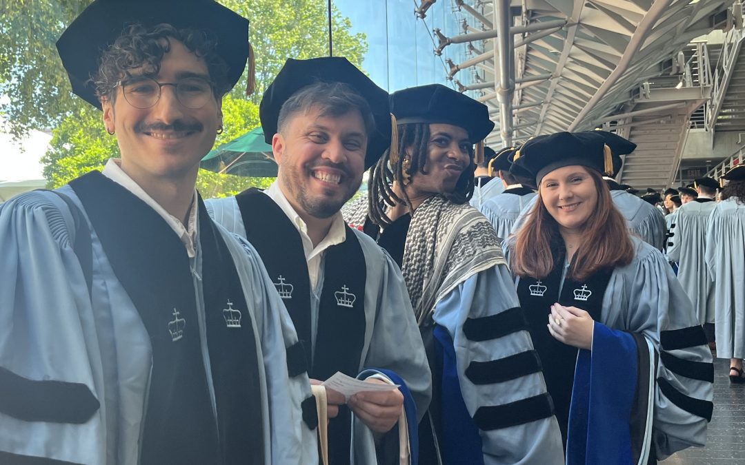 Congratulations to recent Ph.D. graduates: Alice Clapié, Jehbreal Jackson, Geoffrey Mustafa Lokke, and Ali Yalgin